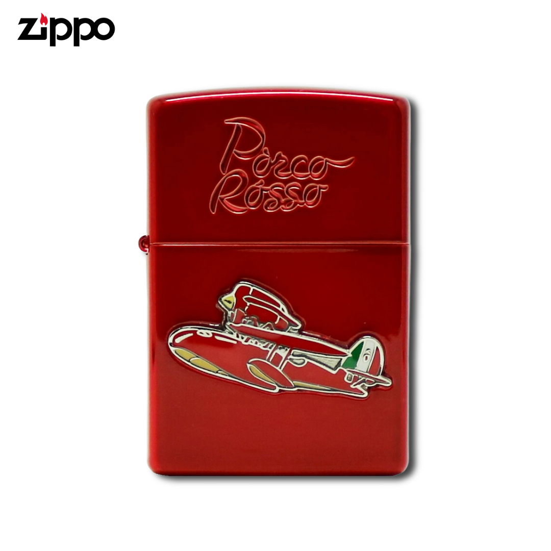 ZIPPO 紅の豚 赤 サボイア ジブリ スタジオジブリ ZIPPO 紅の豚 サボイアS.21 NZ-24 ジッポーライター