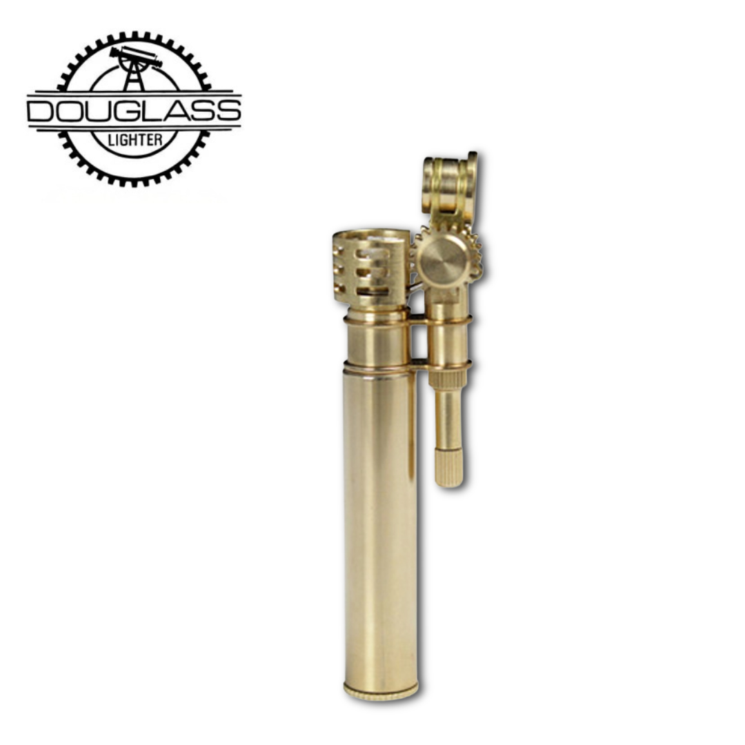 NEO by DOUGLASS No.3 Japanese Brass Oil Lighter | One-Touch Opening – Made in Japan