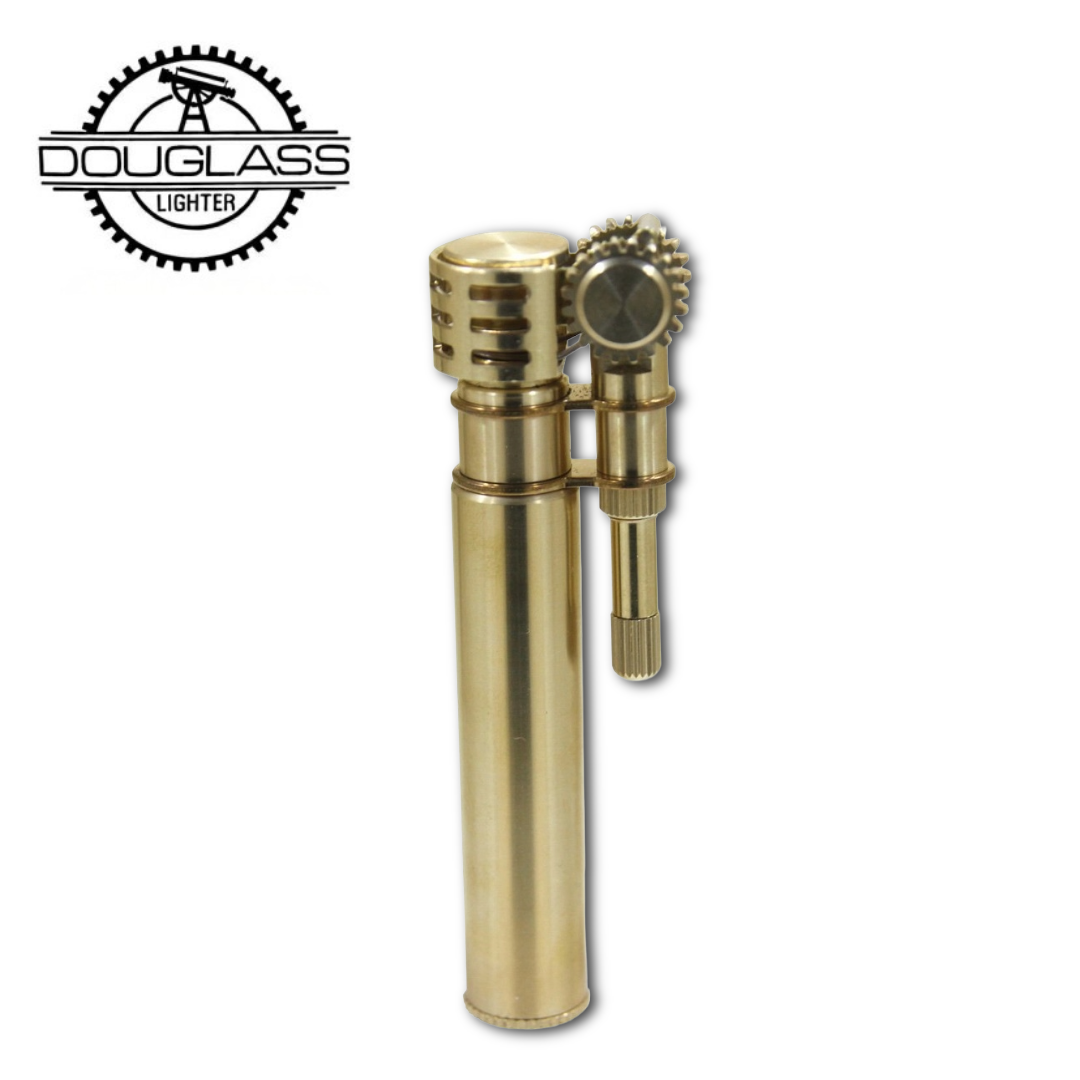 NEO by DOUGLASS No.3 Japanese Brass Oil Lighter | One-Touch Opening – Made in Japan