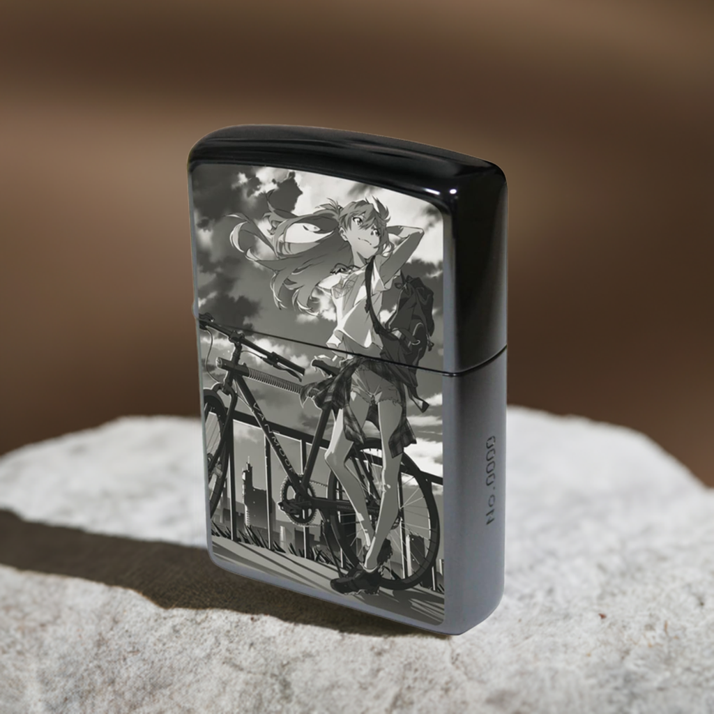 Zippo Rebuild of Evangelion Aska The bicycle