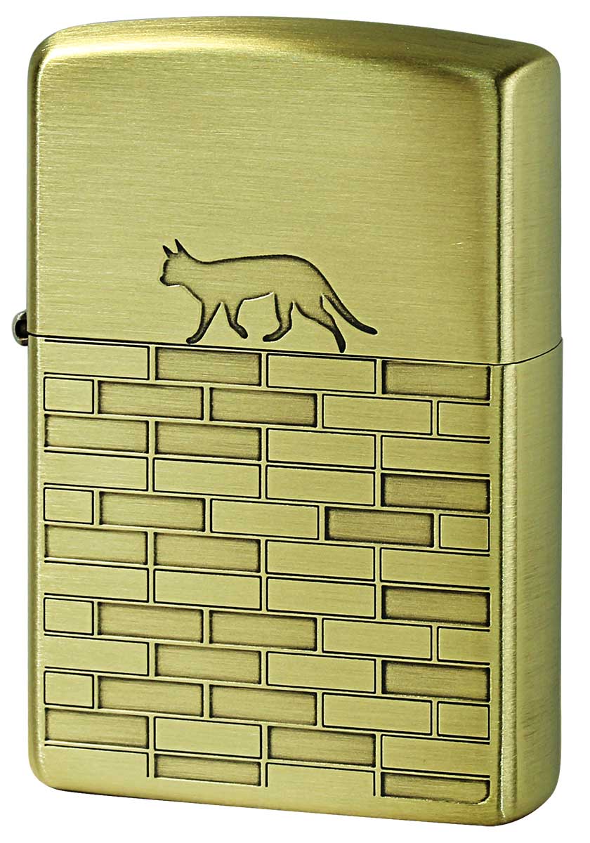 ZIPPO オイルライター NO200 キャットウォーク ブラックニッケル 2BN-CATW