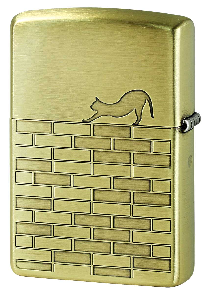 ZIPPO オイルライター NO200 キャットウォーク ブラックニッケル 2BN-CATW