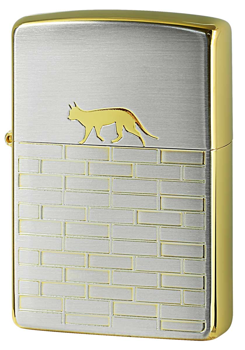 ZIPPO オイルライター NO200 キャットウォーク ブラックニッケル 2BN-CATW