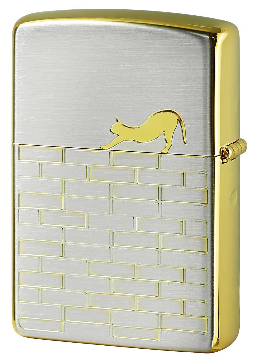 ZIPPO オイルライター NO200 キャットウォーク ブラックニッケル 2BN-CATW