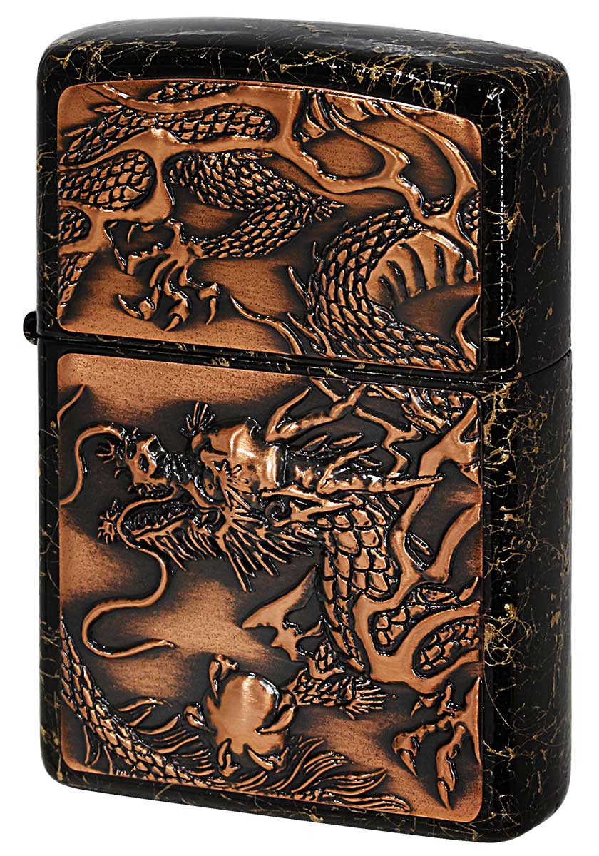 Zippo Rise Metal Dragon Red