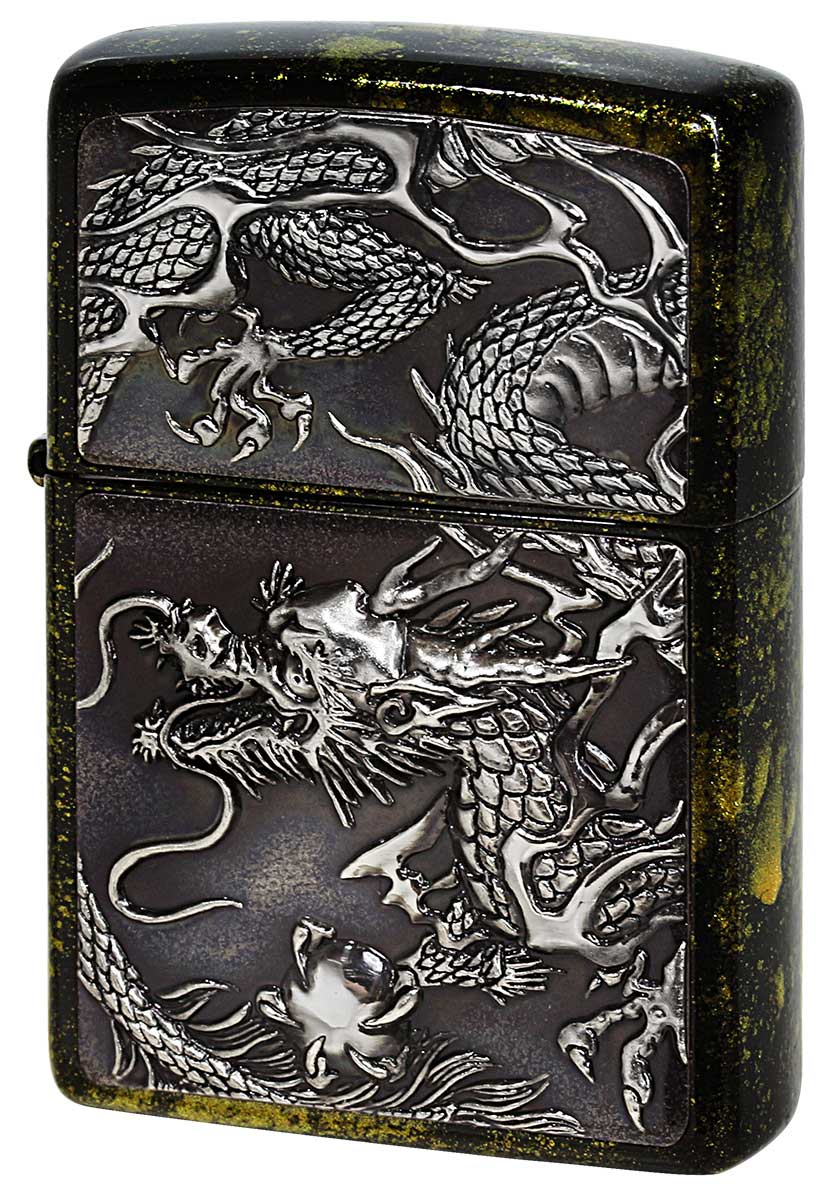 Zippo Rise Metal Dragon Gold